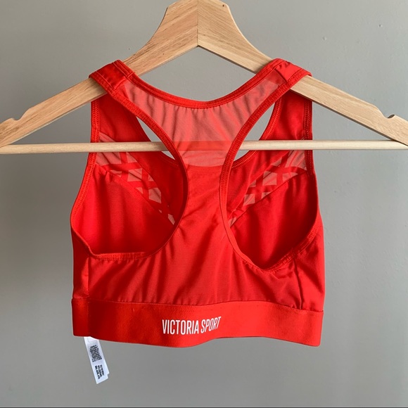 Victoria’s Secret Sports Bra Red Mesh - Picture 3 of 5
